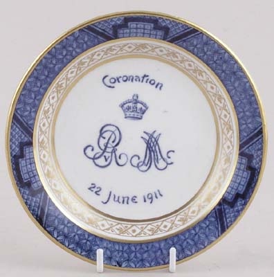 Miniature Plate 1911 Coronation